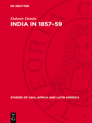 cover image of India in 1857–59